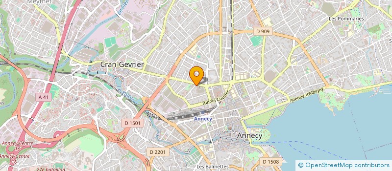 localisation de l'entreprise HENROSE  ANNECY