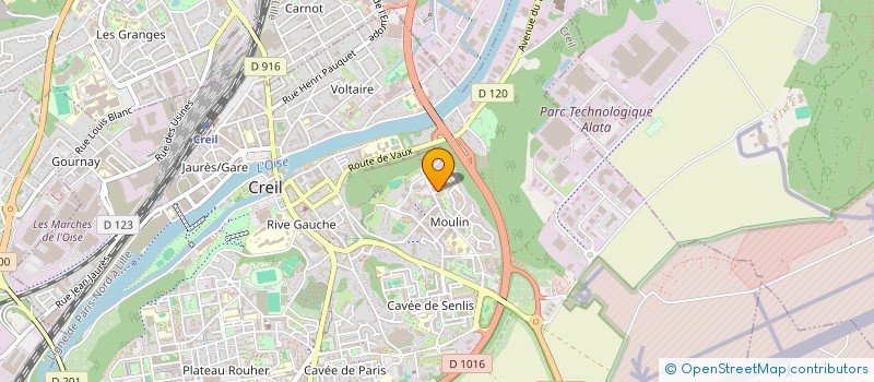 localisation de l'entreprise HENRTZ SECURITE PRIVEE  CREIL