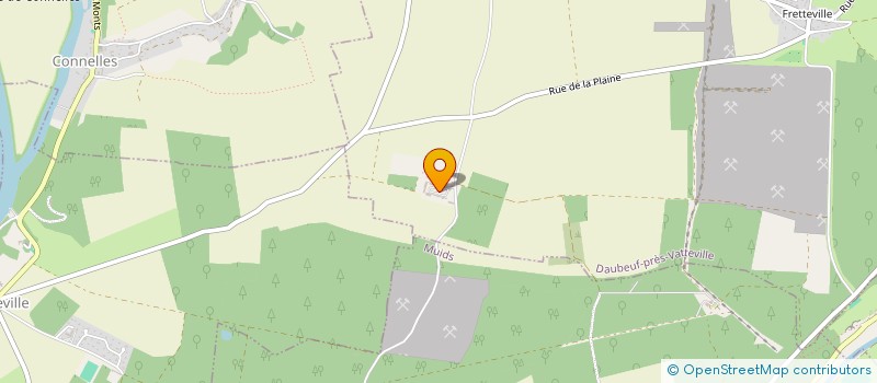 localisation de l'entreprise HENRY  DAUBEUF-PRES-VATTEVILLE