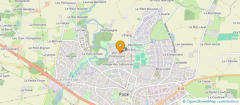 localisation de l'entreprise HENRY à PACE