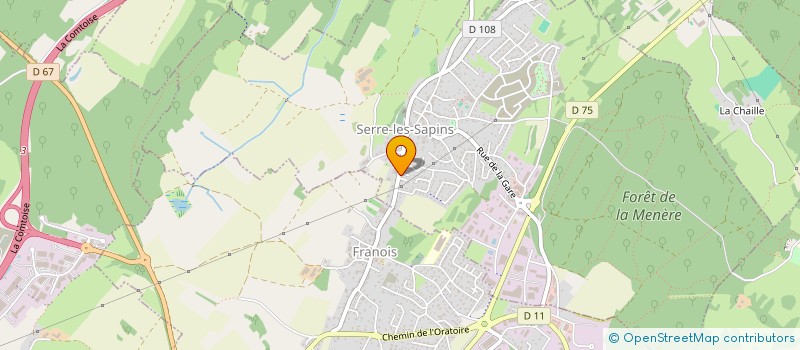 localisation de l'entreprise HENRY  SERRE-LES-SAPINS