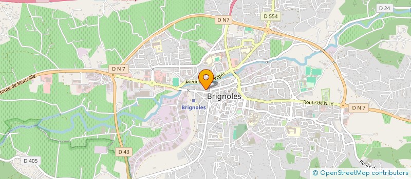 localisation de l'entreprise HENRY  BRIGNOLES