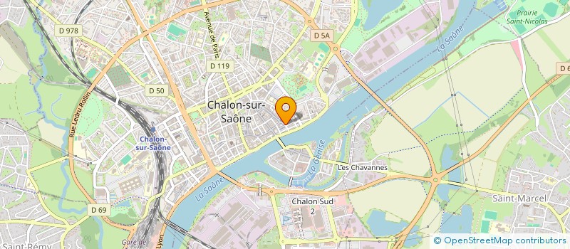 localisation de l'entreprise HENRY CHRISTOPHE à CHALON-SUR-SAONE