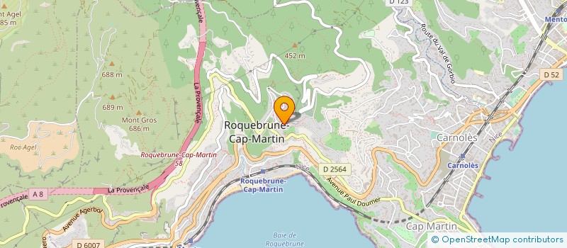 localisation de l'entreprise HENRY CLARKE  ROQUEBRUNE-CAP-MARTIN