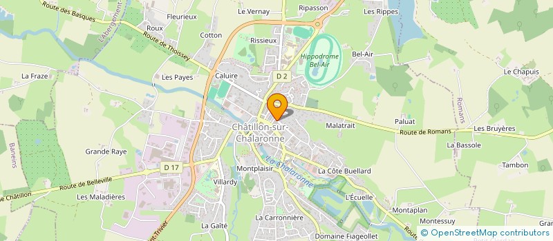localisation de l'entreprise HENRY FRANC SAS à CHATILLON-SUR-CHALARONNE