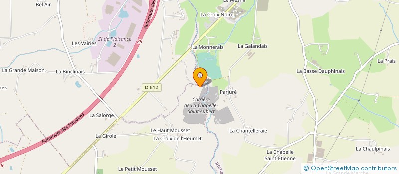 localisation de l'entreprise HENRY FRERES à LA CHAPELLE-SAINT-AUBERT