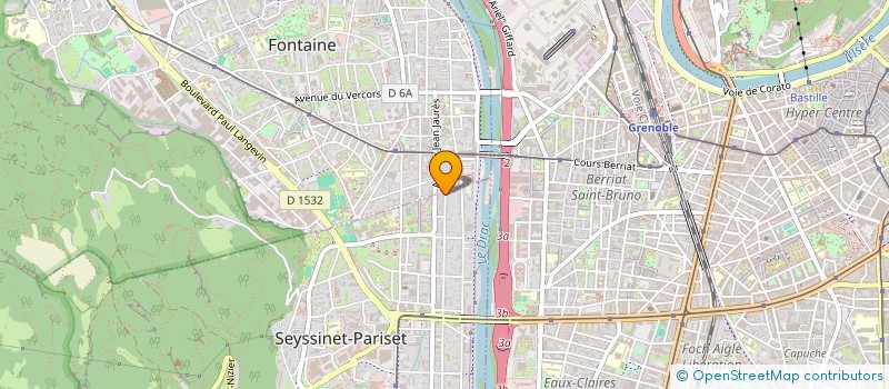 localisation de l'entreprise HENRY GRANADOS SARL  SEYSSINET-PARISET