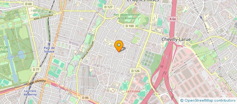 localisation de l'entreprise HENRY GUILLAMAUD  L'HAY-LES-ROSES