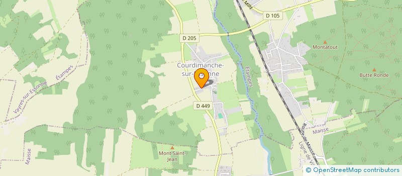 localisation de l'entreprise HENRY II  COURDIMANCHE-SUR-ESSONNE