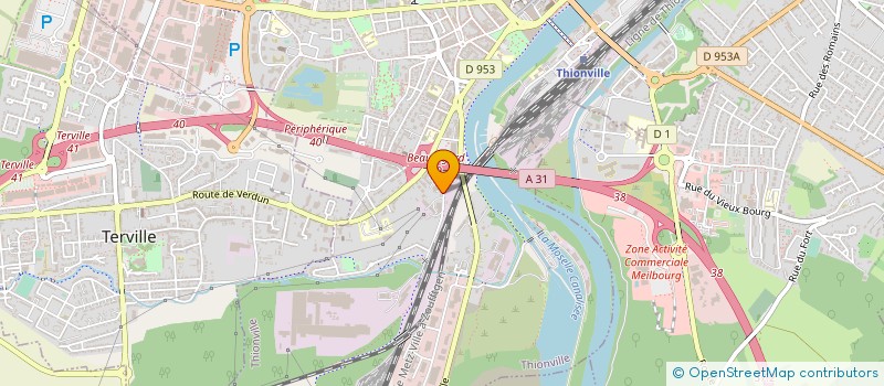 localisation de l'entreprise HENRY INVEST à THIONVILLE