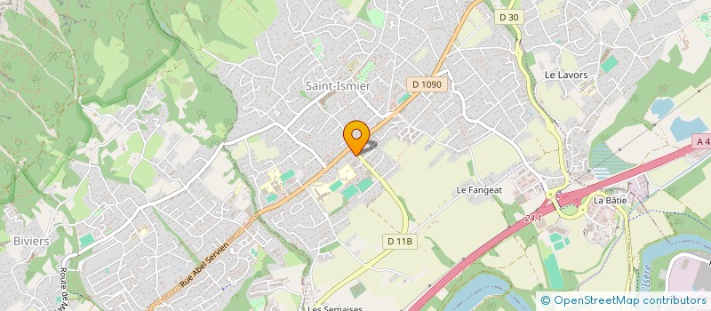 localisation de l'entreprise HENRY IV IMMOBILIER  SAINT-ISMIER