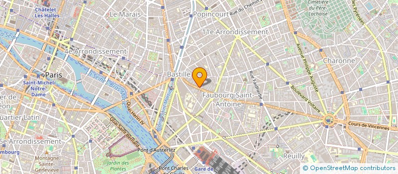 localisation de l'entreprise HENRY LEPARQUE  PARIS 11