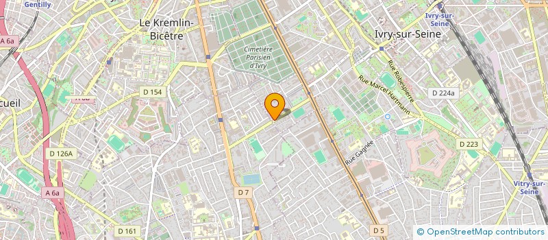 localisation de l'entreprise HENRY MARTIN à IVRY-SUR-SEINE