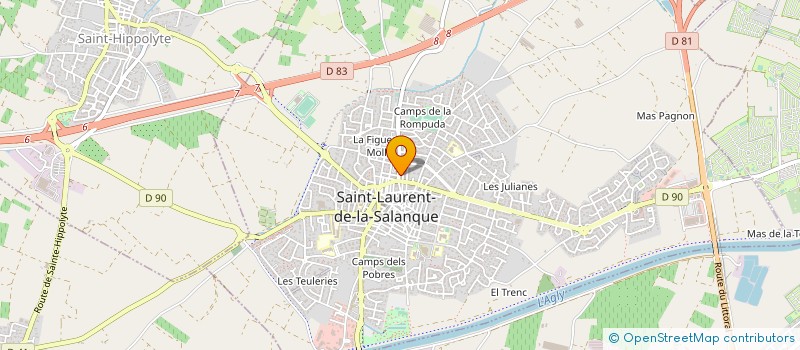 localisation de l'entreprise HENRY MICHEL MARCHIS à SAINT-LAURENT-DE-LA-SALANQUE