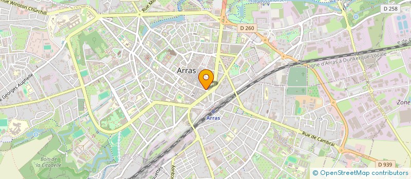 localisation de l'entreprise HENRY PIERRE ET EVELYNE à ARRAS