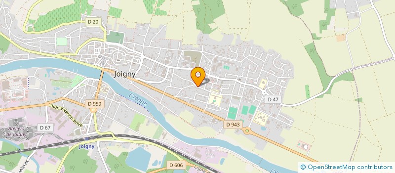 localisation de l'entreprise HENRY RESOURCE CORPORAT ET CIE à JOIGNY