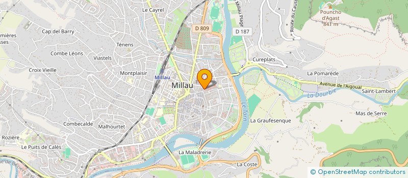 localisation de l'entreprise HENRY'S  MILLAU