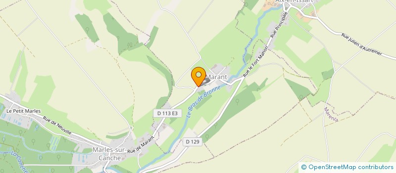 localisation de l'entreprise HENRYMAG  MARANT