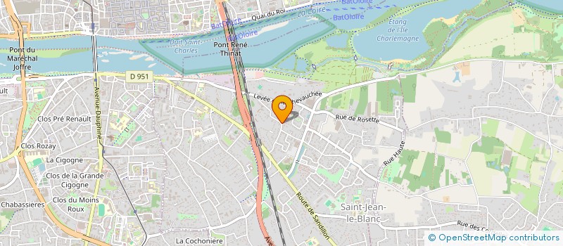 localisation de l'entreprise HENSAM  SAINT-JEAN-LE-BLANC