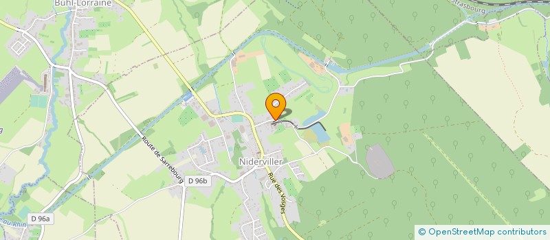 localisation de l'entreprise HENSELMANN ET FILS-MATERIAUX DE CONSTRUCTION  NIDERVILLER