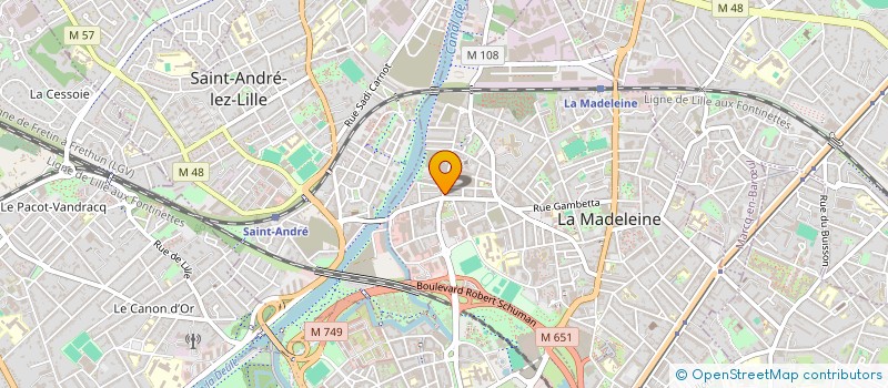 localisation de l'entreprise HENSHIN CONSULTING à LA MADELEINE
