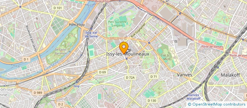localisation de l'entreprise HENSON NETWORKING ADVISORY à ISSY-LES-MOULINEAUX