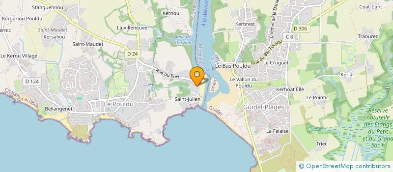 localisation de l'entreprise HENT SANT JAKEZ  CLOHARS-CARNOET