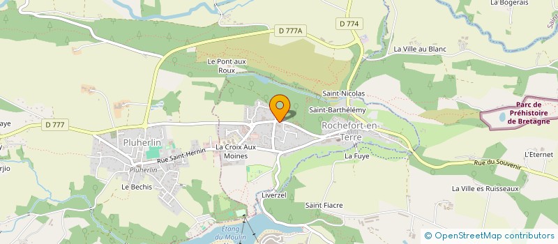 localisation de l'entreprise HENT TREUZ  ROCHEFORT-EN-TERRE