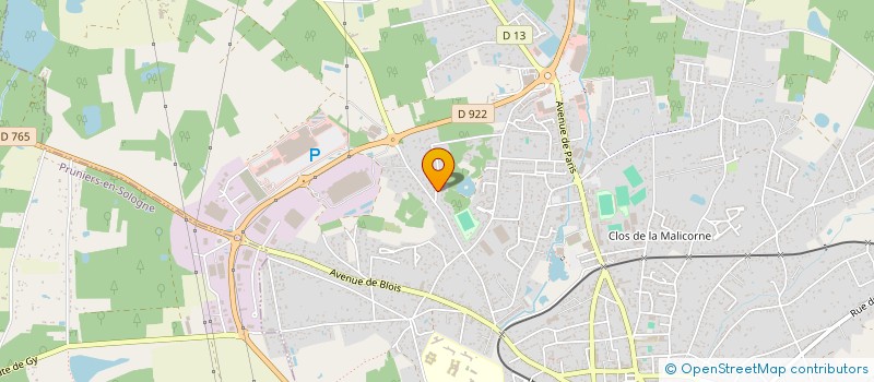 localisation de l'entreprise HENTCHOYA HEMO JOSEPH - BATKAM  ROMORANTIN-LANTHENAY