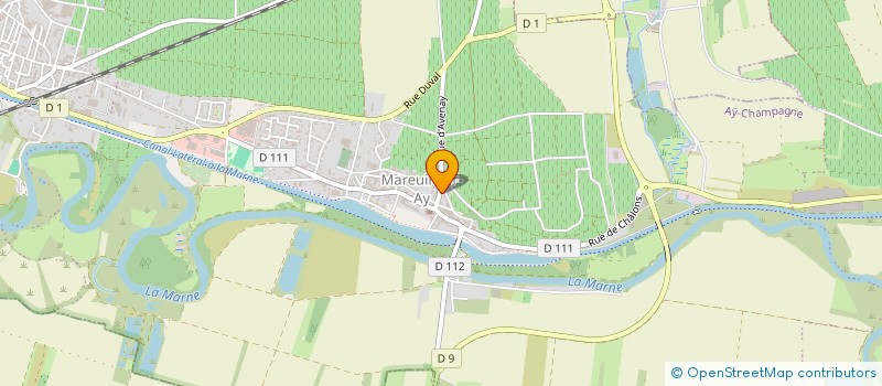 localisation de l'entreprise HENTZIEN  FONTAINE-SUR-AY