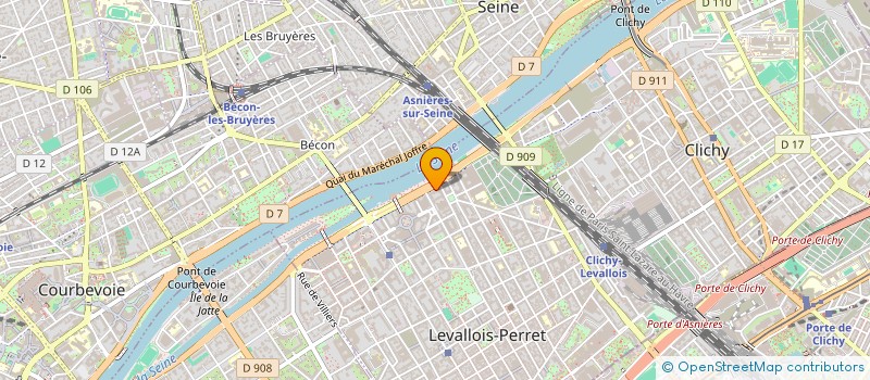 localisation de l'entreprise HENVEST à LEVALLOIS-PERRET