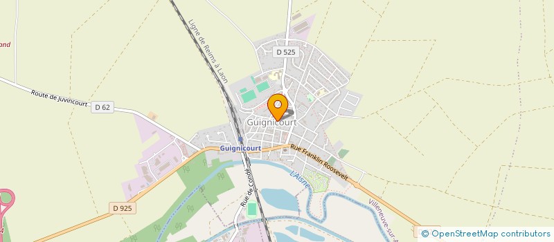 localisation de l'entreprise HENVI  VILLENEUVE-SUR-AISNE