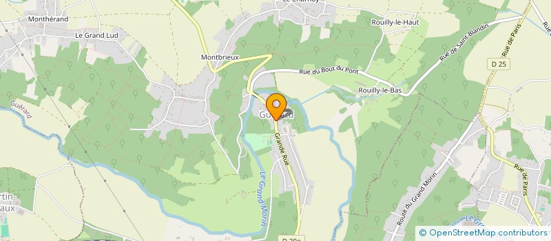 localisation de l'entreprise HENVIE  GUERARD