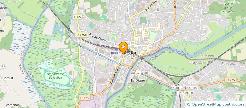 localisation de l'entreprise HENZ'O  REDON