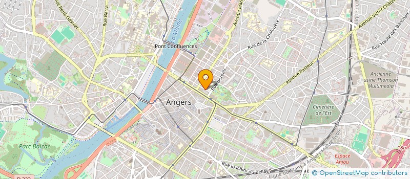 localisation de l'entreprise HENZEY CAR à ANGERS