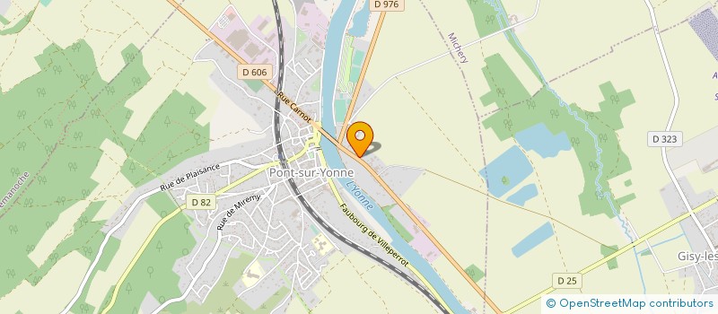 localisation de l'entreprise HENZO AUTOMOBILES à PONT-SUR-YONNE