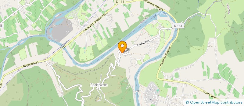 localisation de l'entreprise HEO  LES VANS