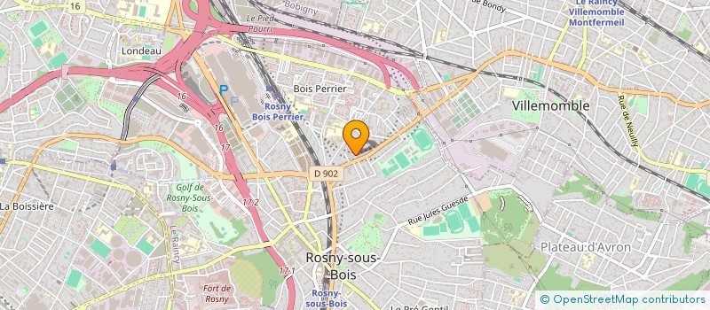 localisation de l'entreprise HEODIS à MONTREUIL
