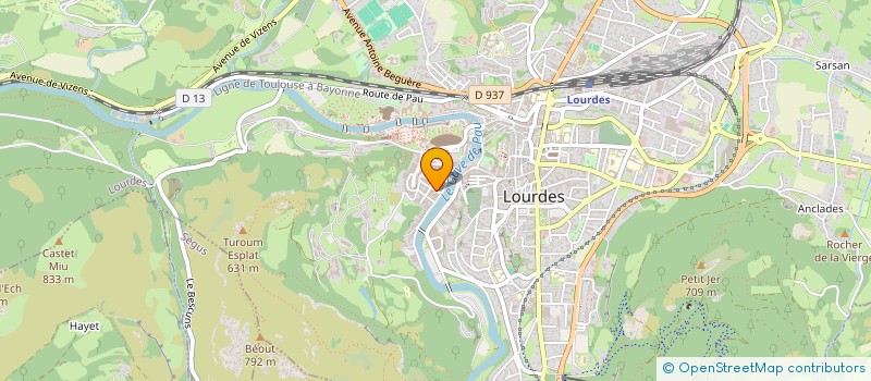 localisation de l'entreprise HEOL  LOURDES