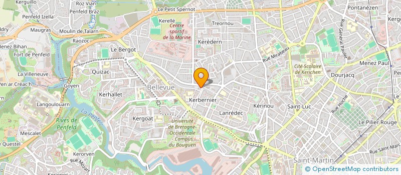 localisation de l'entreprise HEOL  BREST