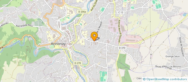 localisation de l'entreprise HEOL à ANNONAY
