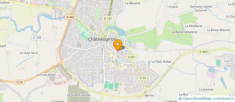 localisation de l'entreprise HEOL à CHATEAUGIRON