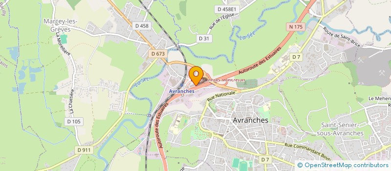 localisation de l'entreprise HEOL AVRANCHES  AVRANCHES