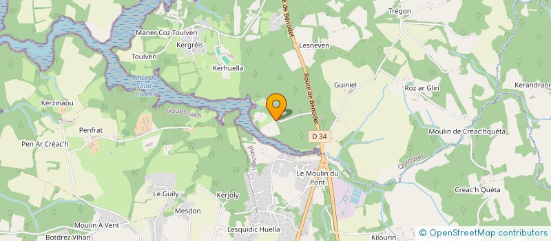 localisation de l'entreprise HEOL & COMPAGNIE  QUIMPER