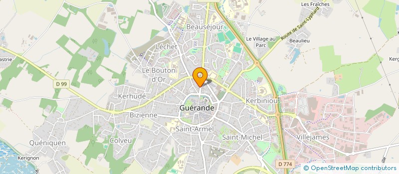 localisation de l'entreprise HEOL ' TECH à GUERANDE