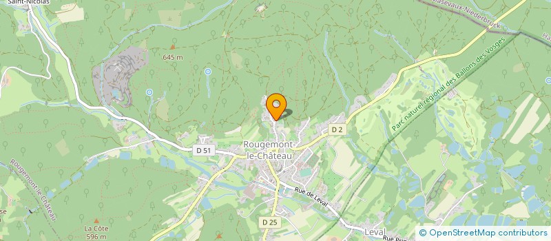 localisation de l'entreprise HEOLIENE  ROUGEMONT-LE-CHATEAU