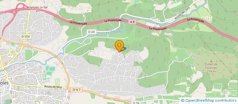 localisation de l'entreprise HEOS ENVIRONNEMENT à TOURVES