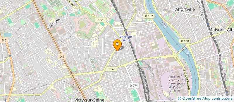 localisation de l'entreprise HEP HABITATION  VITRY-SUR-SEINE