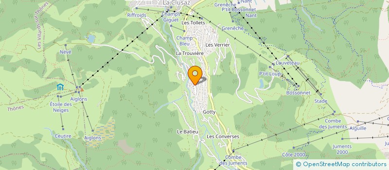 localisation de l'entreprise HEP KEN - ALGUES BIO à LA CLUSAZ