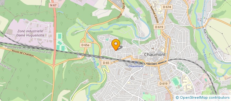 localisation de l'entreprise HEP SERVICES à CHAUMONT